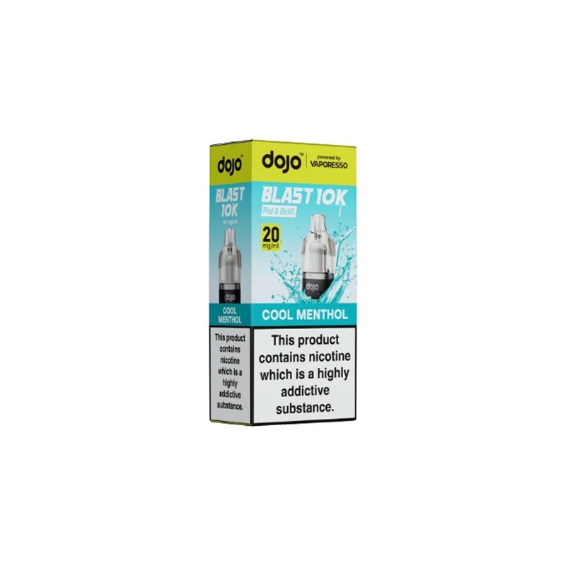 cool menthol vaporesso dojo blast 10k prefilled pod