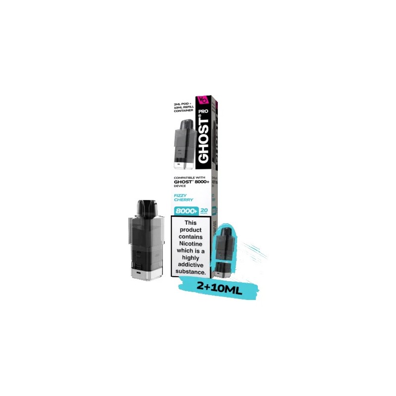 fizzy cherry vapes bars ghost pro prefilled pod