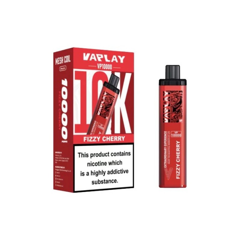 fizzy cherry vaplay royal 10k prefilled pod kit