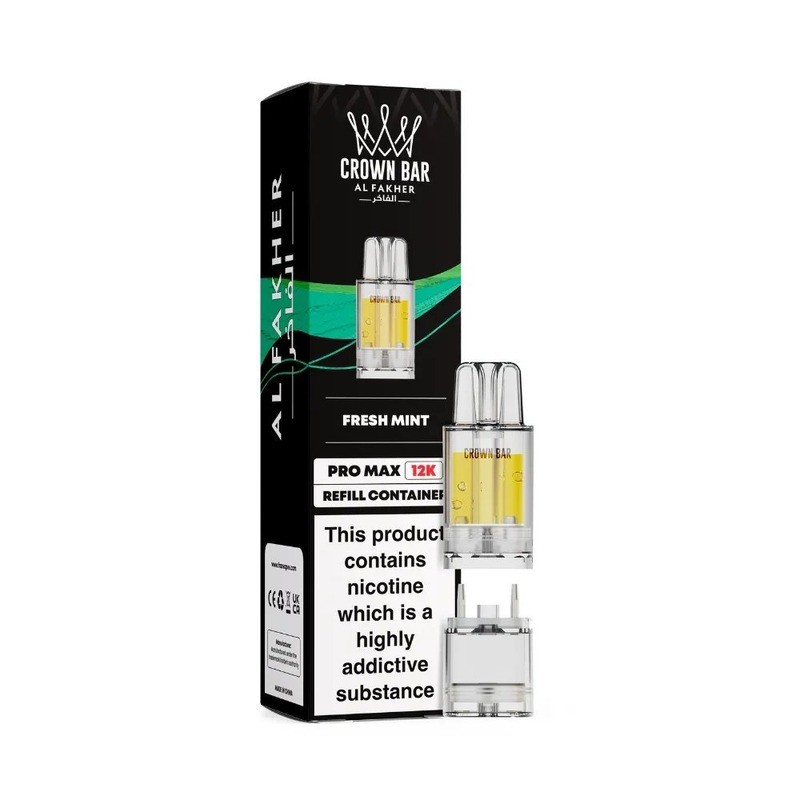 fresh mint al fakher pro max 12k prefilled pod