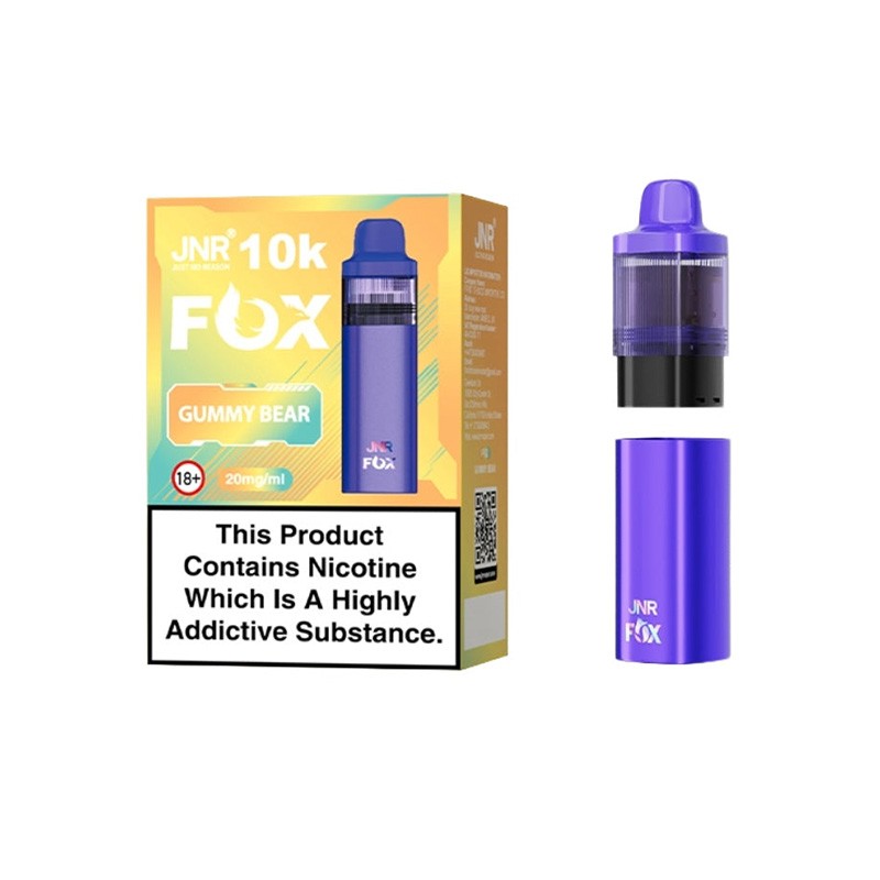 gummy bear jnr fox 10k prefilled pod