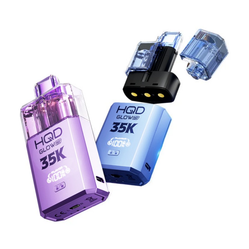 hqd glow air 35k prefilled pod kit for sale