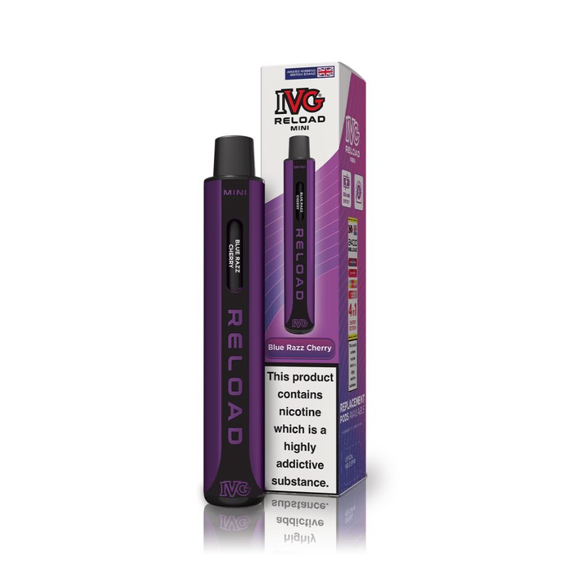 blue razz cherry IVG Reload Mini