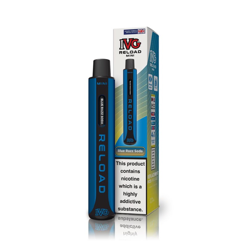 blue razz soda IVG Reload Mini