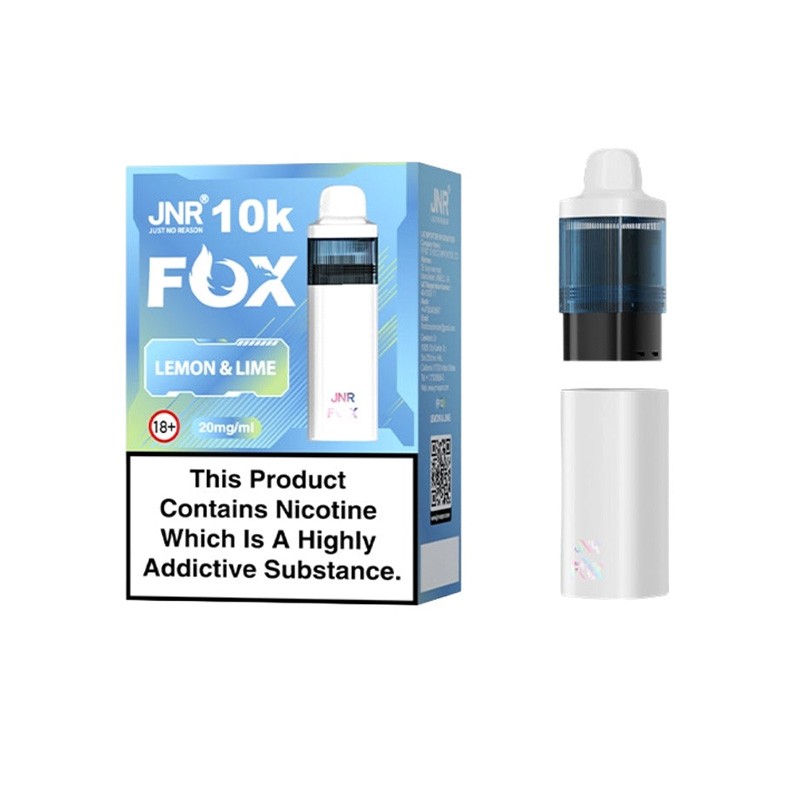 lemon & lime jnr fox 10k prefilled pod