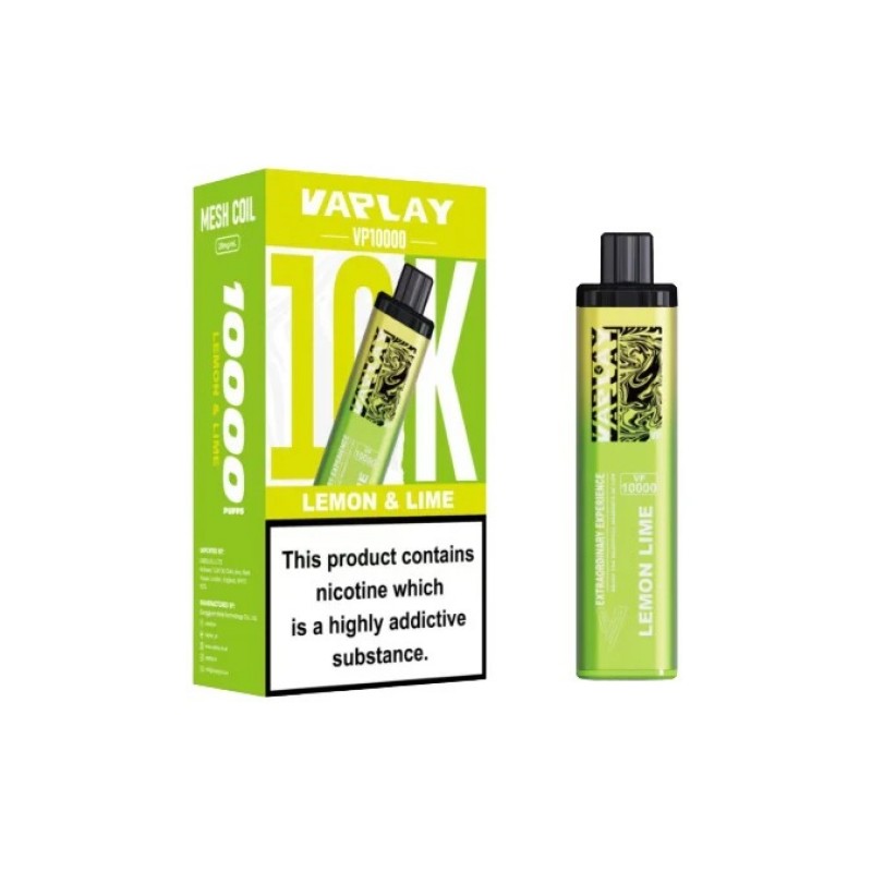 lemon & lime vaplay royal 10k prefilled pod kit