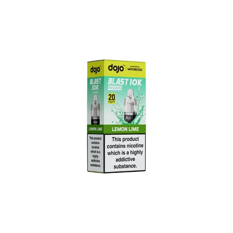 lemon lime vaporesso dojo blast 10k prefilled pod