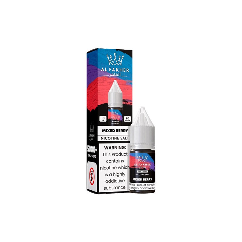 mixed berry al fakher nicotine salt e-liquid