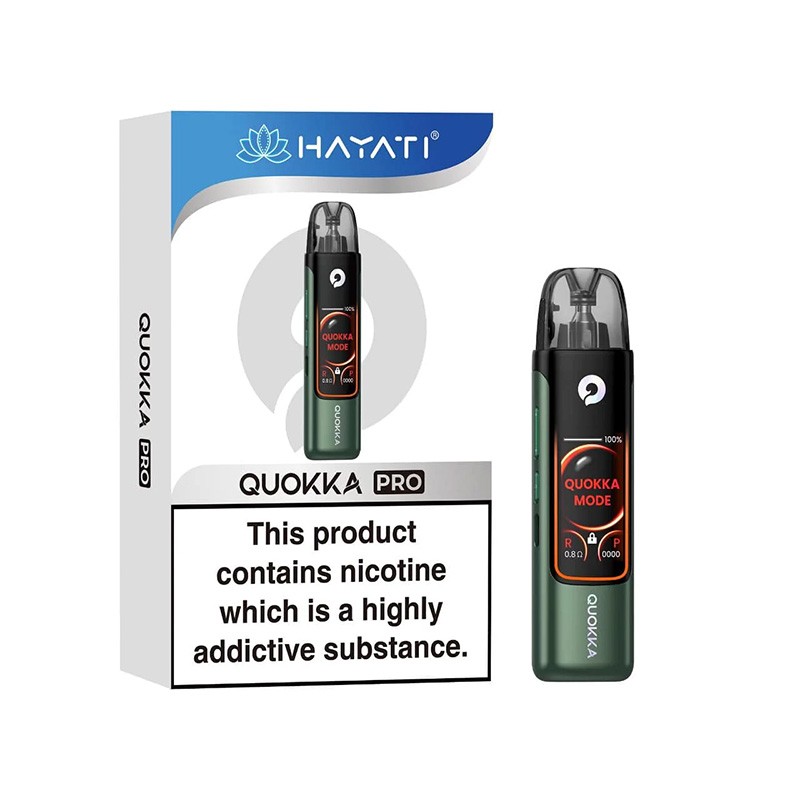 moss green hayati quokka pro pod kit