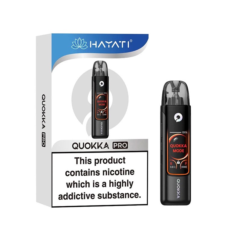 onyx black hayati quokka pro pod kit