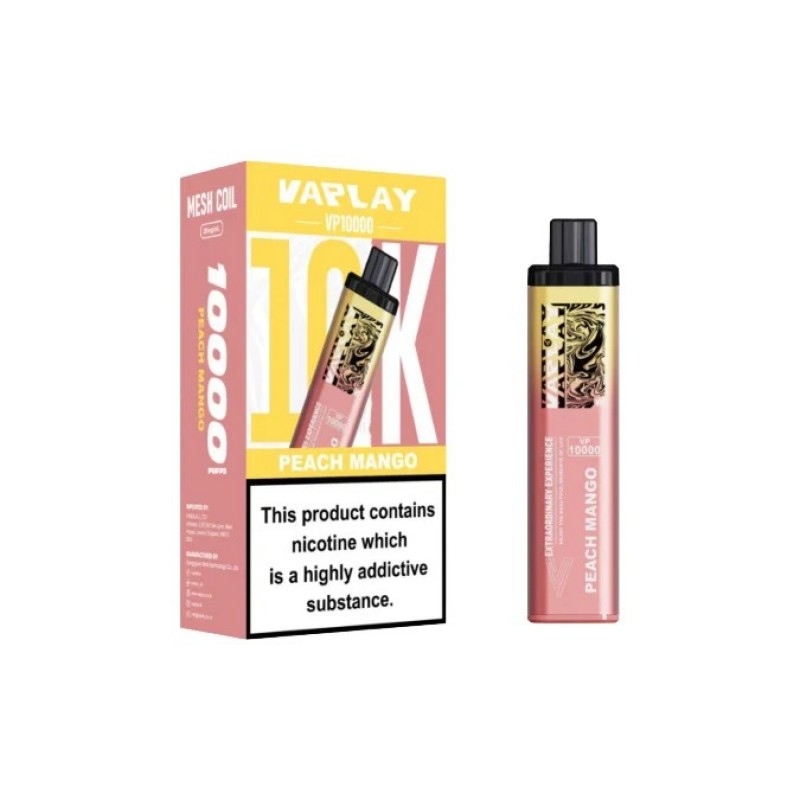 peach mango vaplay royal 10k prefilled pod kit