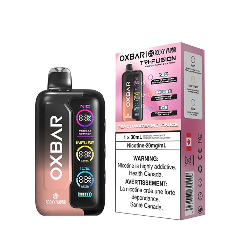 peach watermelon ice oxbar tri fusion 45k