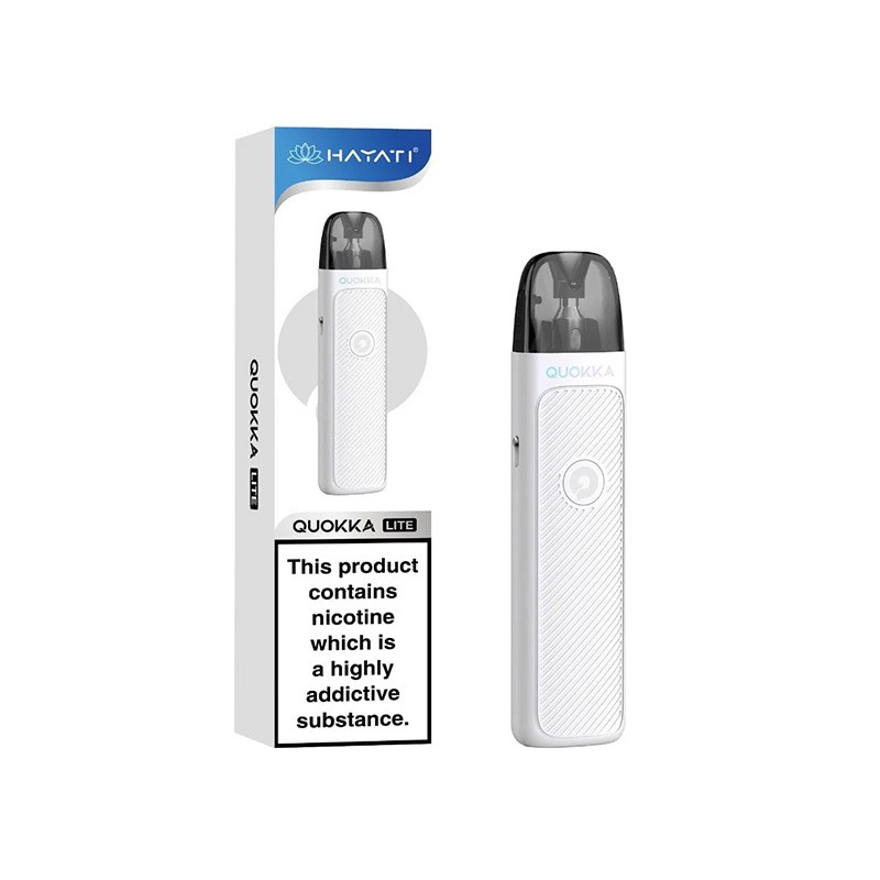 pearl white  hayati quokka lite pod kit