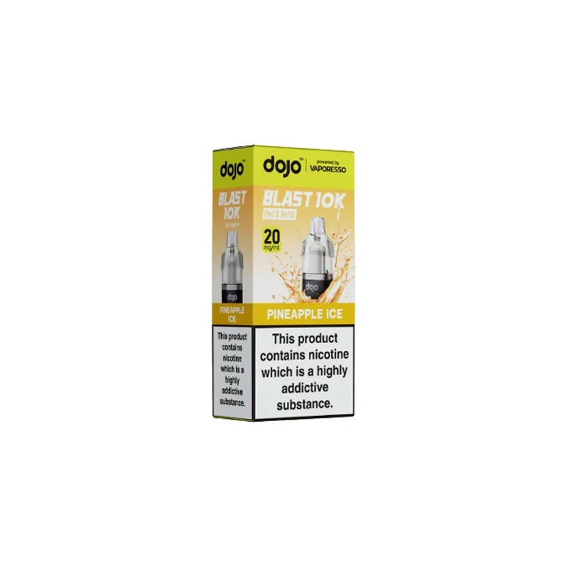 pineapple ice vaporesso dojo blast 10k prefilled pod