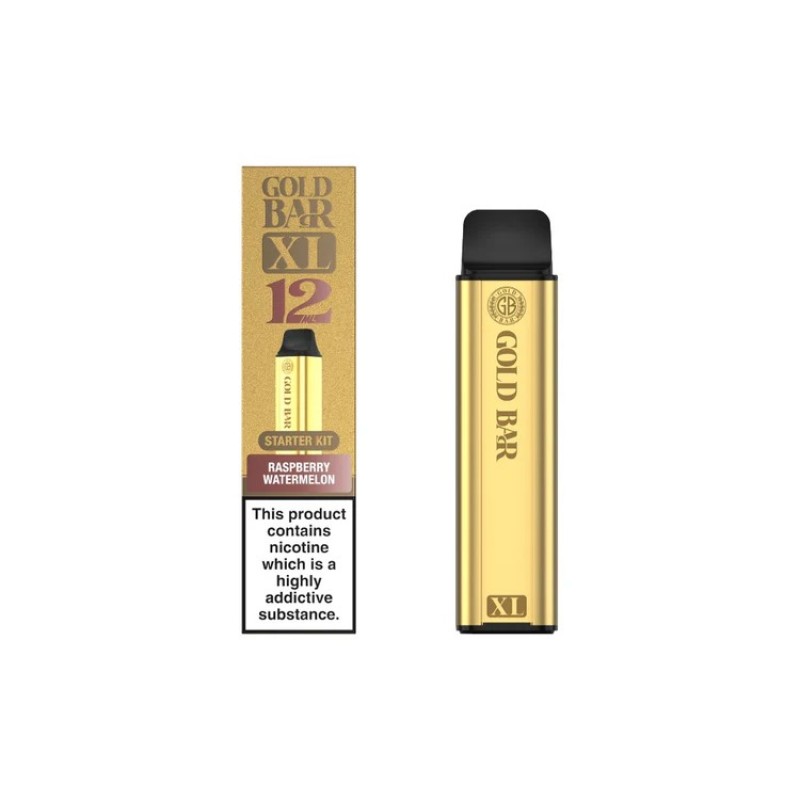 raspberry watermelon gold bar xl prefilled kit