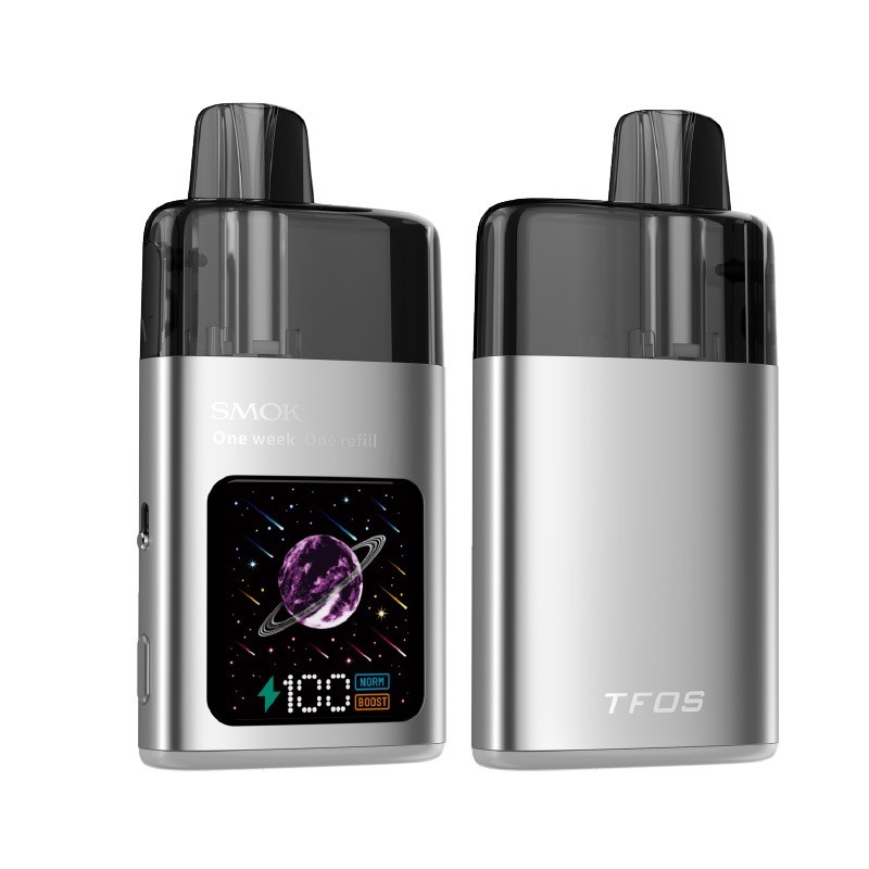 silver smok tfos pod kit