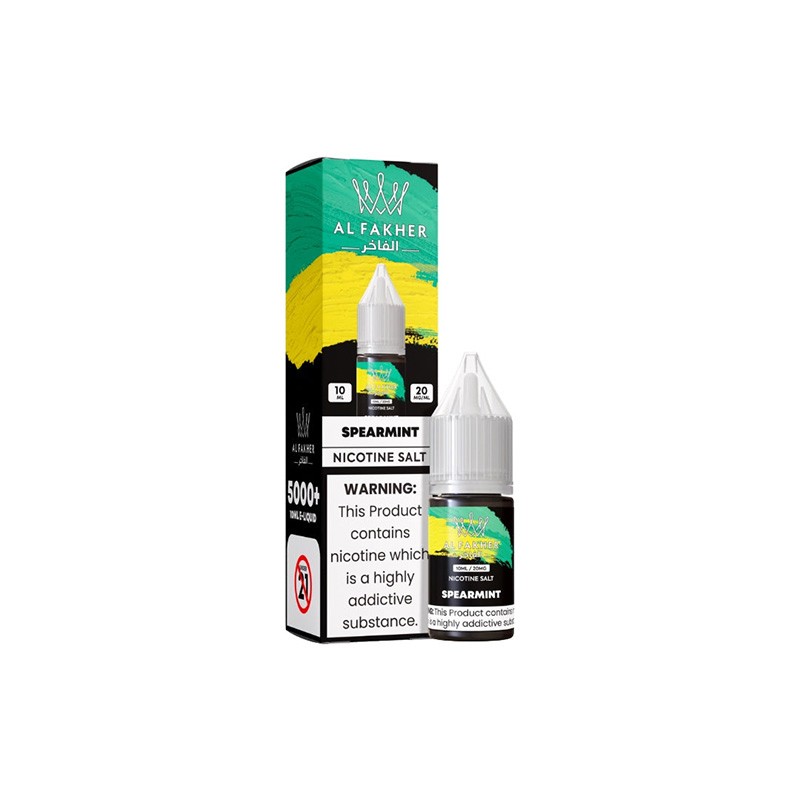 spearmint al fakher nicotine salt e-liquid