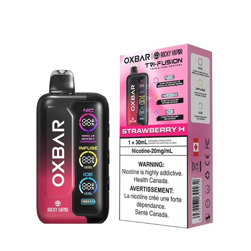 strawberry h oxbar tri fusion 45k