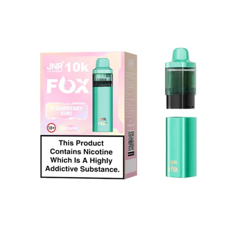 strawberry kiwi jnr fox 10k prefilled pod