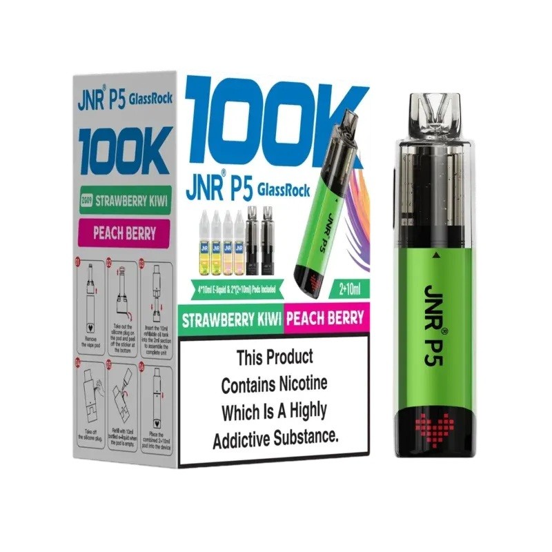strawberry kiwi / peach berry jnr p5 glassrock 100k