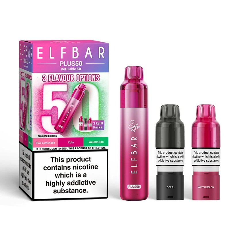 summer edition elf bar plus 50 prefilled pod kit