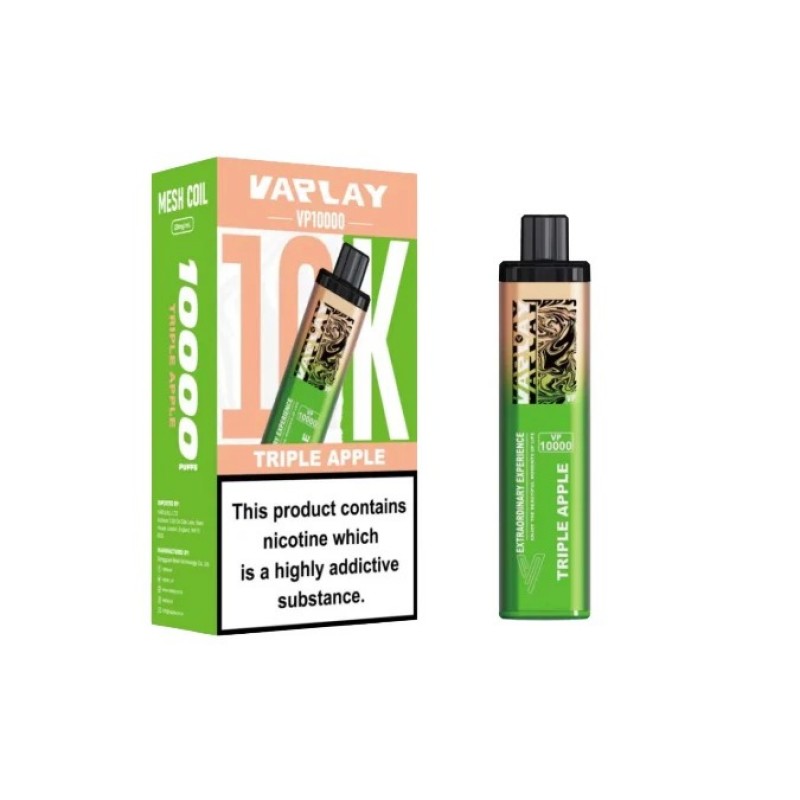 triple apple vaplay royal 10k prefilled pod kit