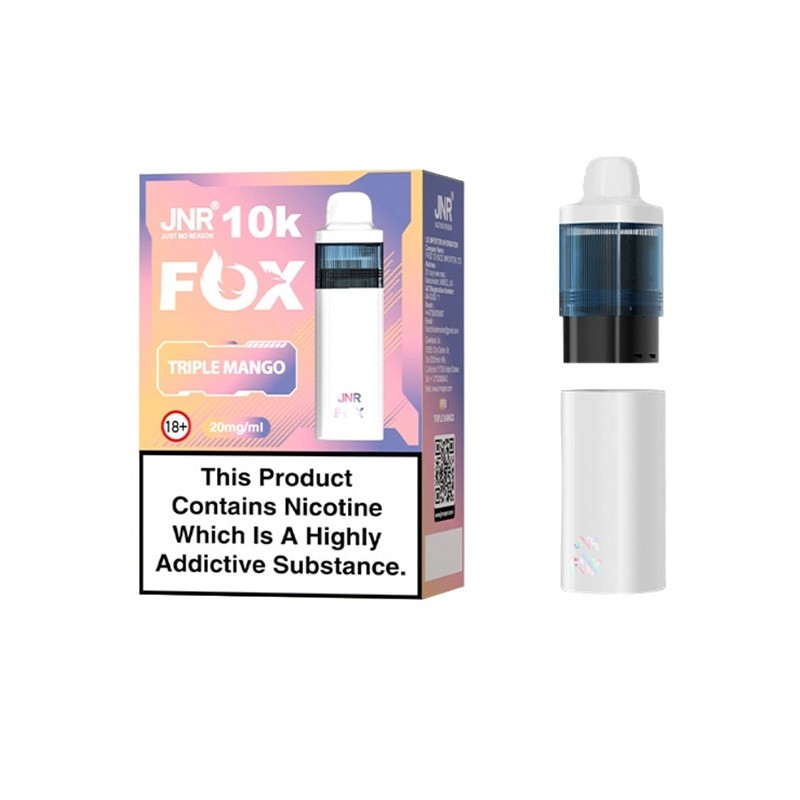 triple mango jnr fox 10k prefilled pod
