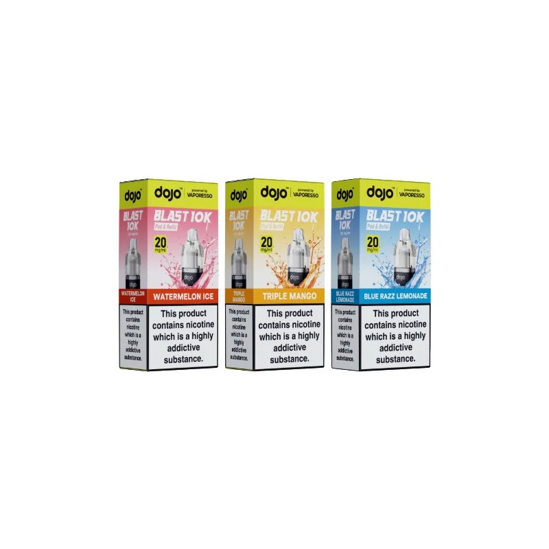 vaporesso dojo blast 10k prefilled pod