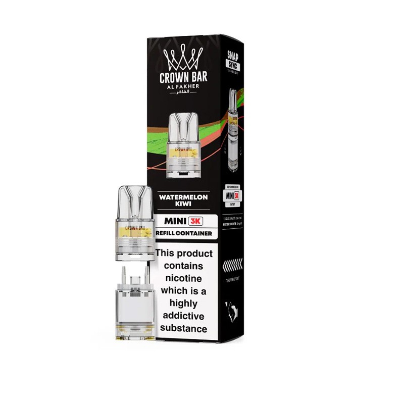 watermelon kiwi al fakher mini 3k prefilled pod
