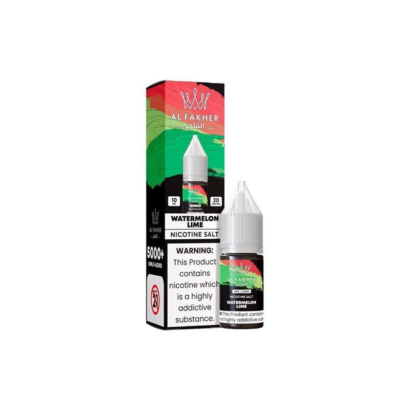 watermelon lime al fakher nicotine salt e-liquid