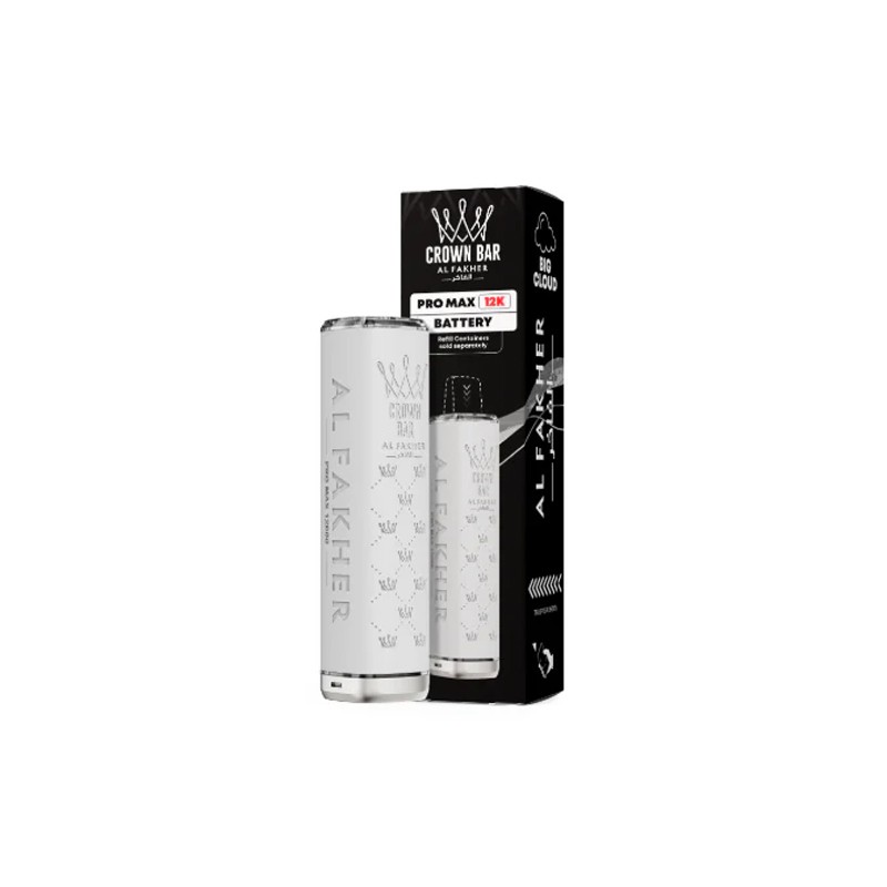 white al fakher pro max 12k pod battery