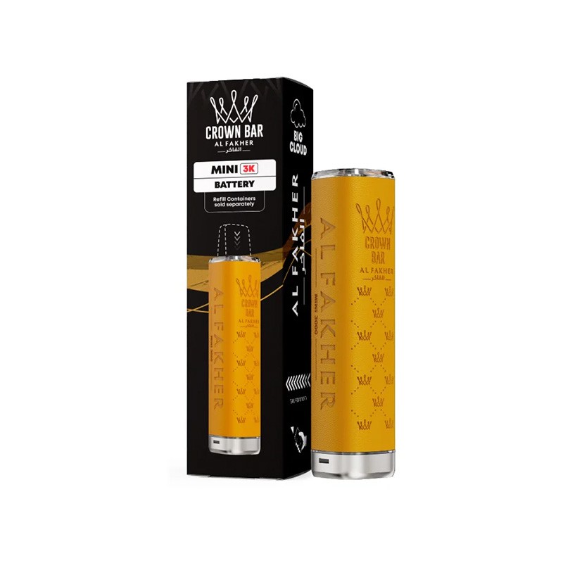 yellow al fakher mini 3k pod battery