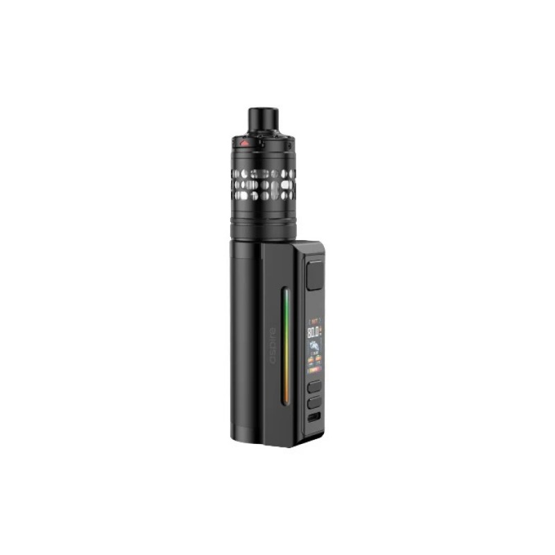 full black aspire zelos m80 kit