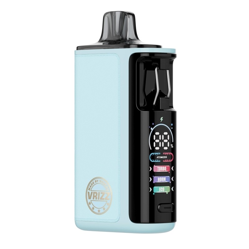 blue leather voopoo vrizz 2 pod kit