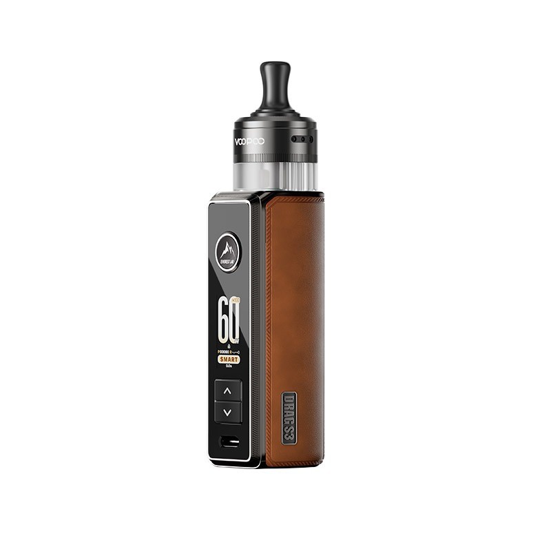 brown voopoo drag s3 pod mod kit
