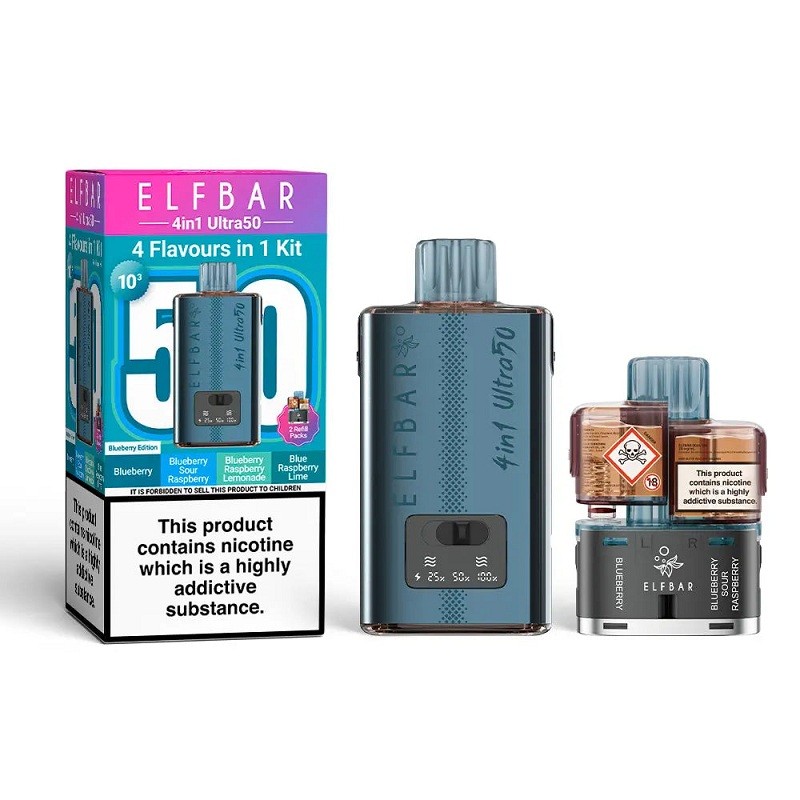Blueberry Edition Elf Bar 4 in 1 Ultra 50