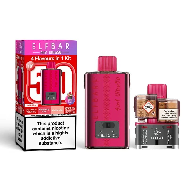 Red Edition Elf Bar 4 in 1 Ultra 50
