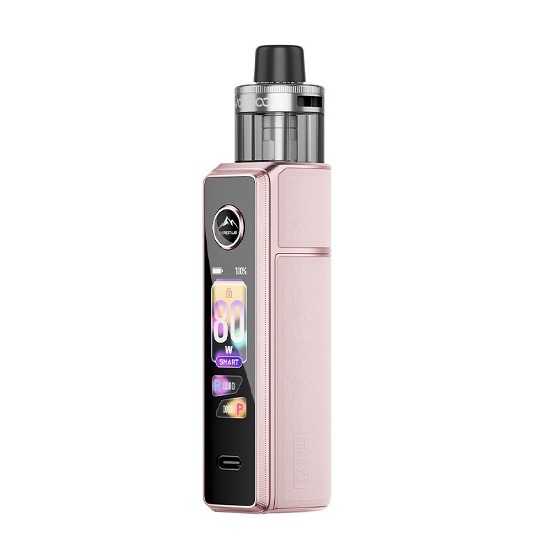 glow pink voopoo drag x3 vape mod kit