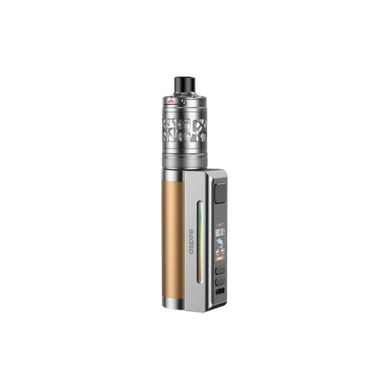 gold & silver aspire zelos m80 kit