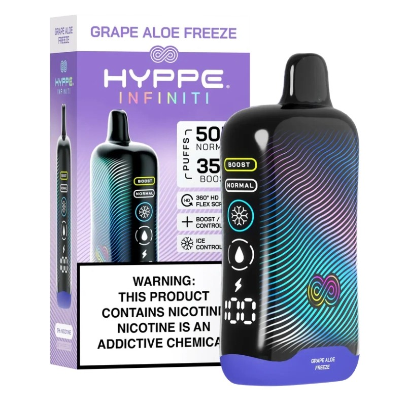 grape aloe freeze hyppe infiniti 50k