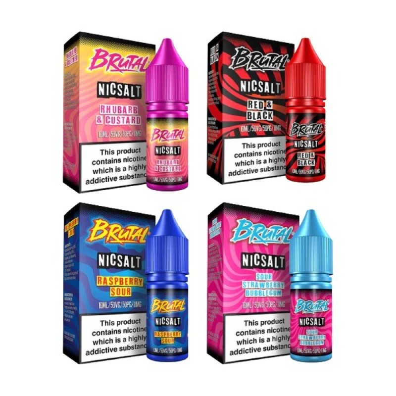 just juice brutal drinks nic salt e-liquid 50vg