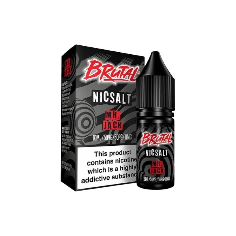 mr jack 11mg just juice brutal drinks nic salt 50vg