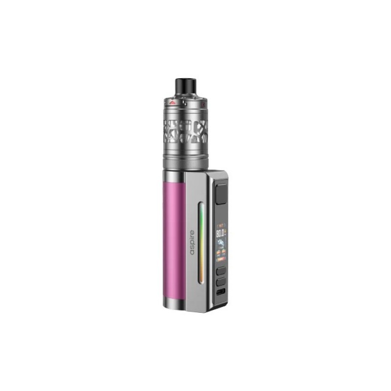 pink & silver aspire zelos m80 kit
