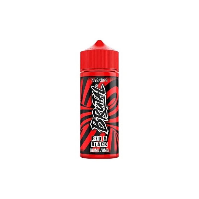 red & black just juice brutal drinks shortfill