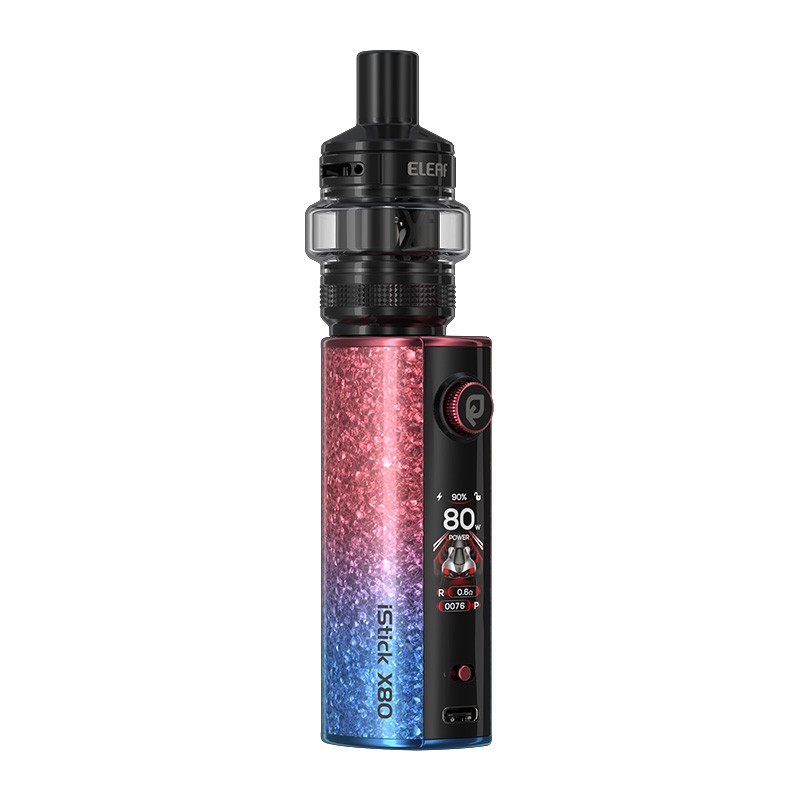 red blue gradient Eleaf iStick X80