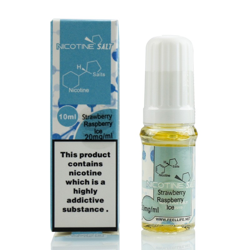 strawberry raspberry ice feellife ice nicotine salt