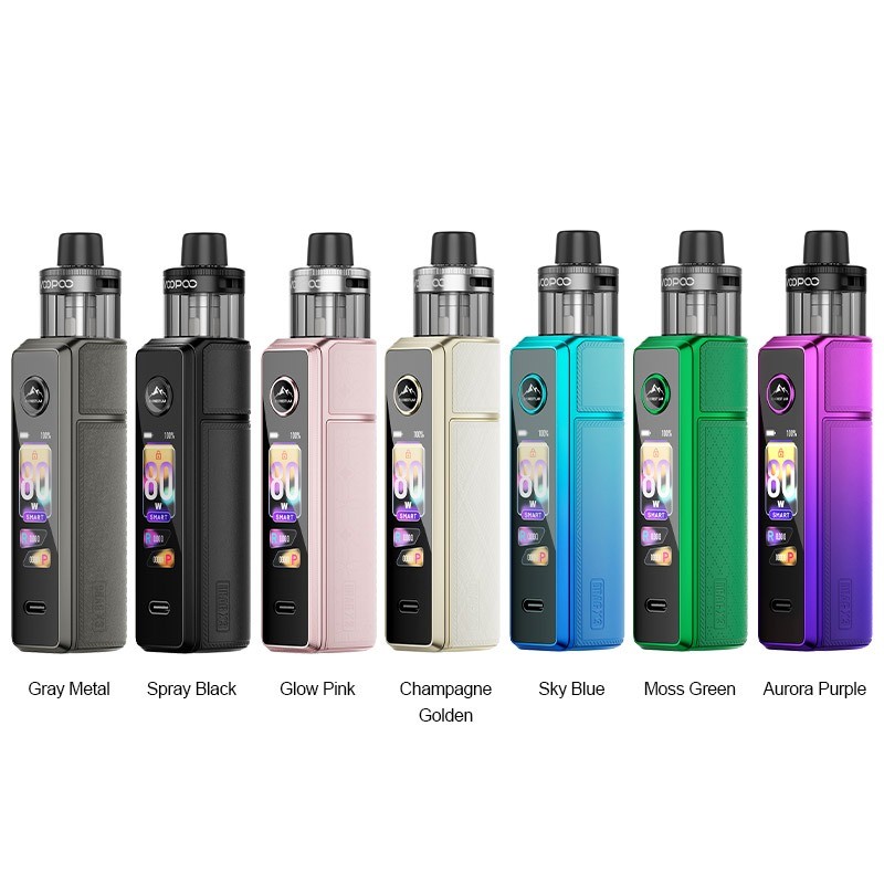 voopoo drag x3 vape mod kit all colours
