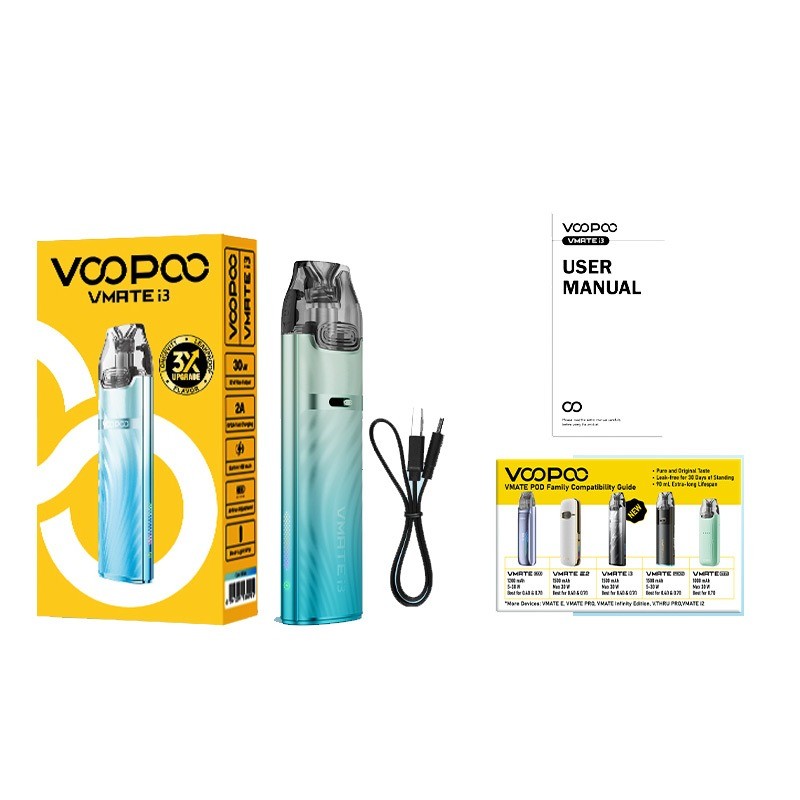 voopoo vmate i3 pod kit package
