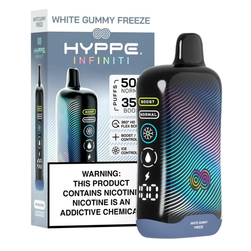 white gummy freeze hyppe infiniti 50k