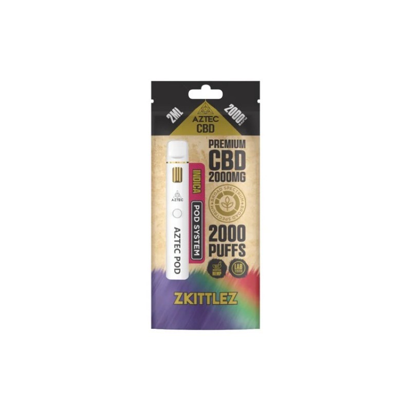 zkittlez aztec cbd 2000mg broad spectrum